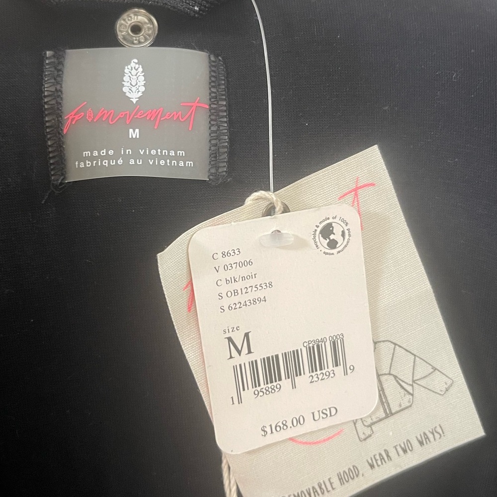 Free people movement adventure awaits fleece, BNWT, size med - Picture 8 of 9